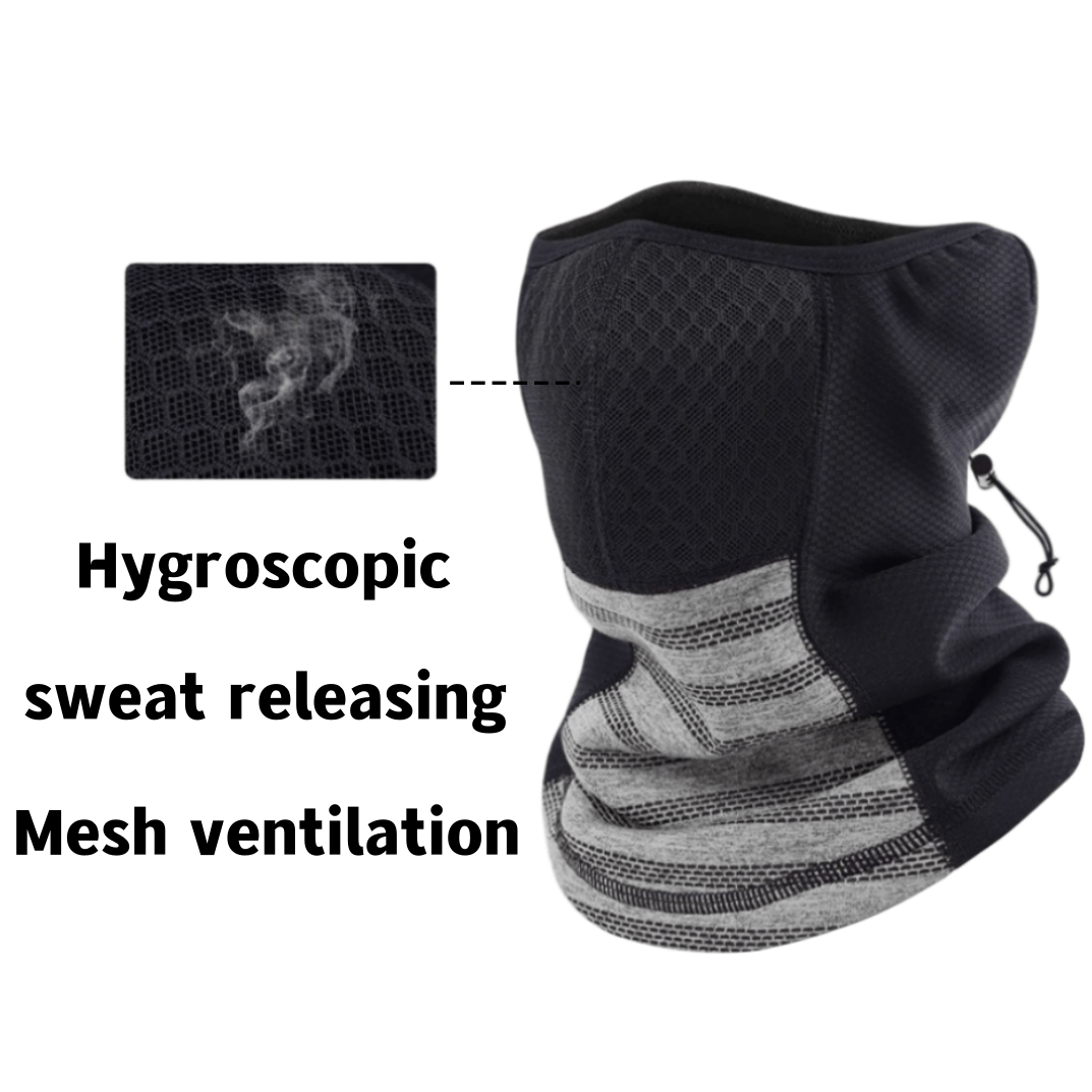 Winter Bike Scarf 3D Mesh Neck Cover Warm Ski Mask With Ear Protection