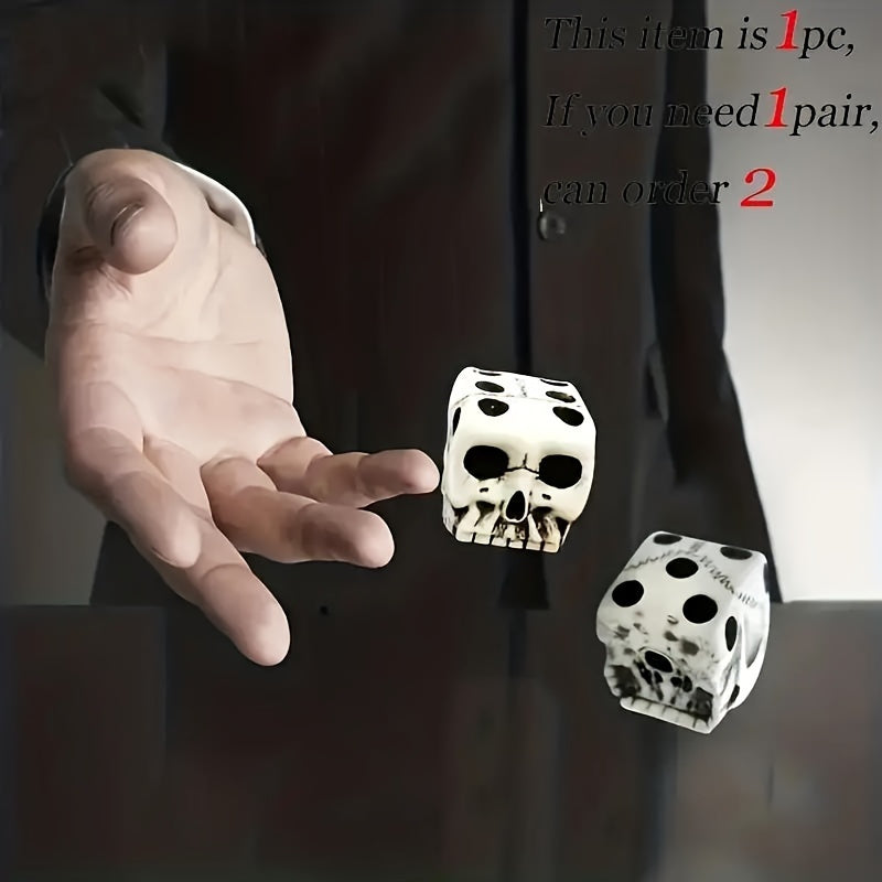 2pcs Halloween Skull Dices Party Game Toys Ornaments Gift