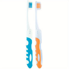2pcs Portable Folding Toothbrush Soft Bristles Camping Backpacking Essential Tra