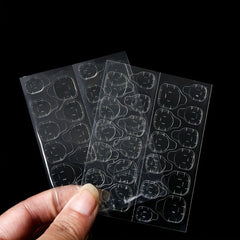 12 Stickers Strong Adhesive Tape for Nail Tips - Easy to Apply and Remove
