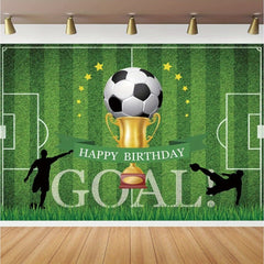Football Sports Birthday Background Cloth Party Decoration Flag Cloth