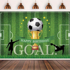 Football Sports Birthday Background Cloth Party Decoration Flag Cloth