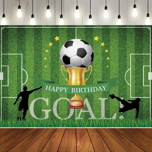Football Sports Birthday Background Cloth Party Decoration Flag Cloth