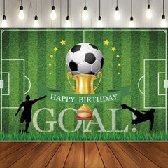 Football Sports Birthday Background Cloth Party Decoration Flag Cloth