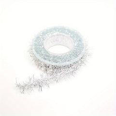 3 Yard Christmas Tinsel Ribbon Metallic Garland Glitter