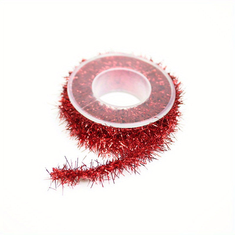 3 Yard Christmas Tinsel Ribbon Metallic Garland Glitter
