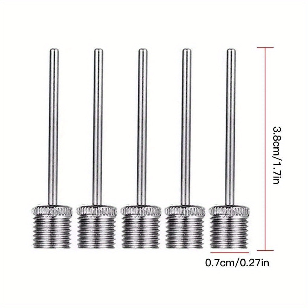 10pcs Stainless Steel Sport Ball Pump Needles for Football Basketball Soccer