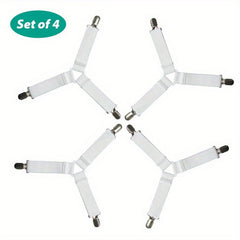 4pcs Adjustable Sheet Clip Quilt Tablecloth Sofa Cover Buckle Non-slip