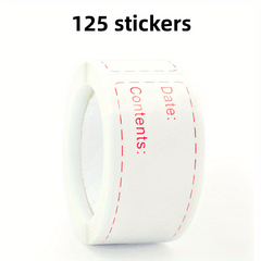300 Adhesive Freezer Food Storage Date Stickers