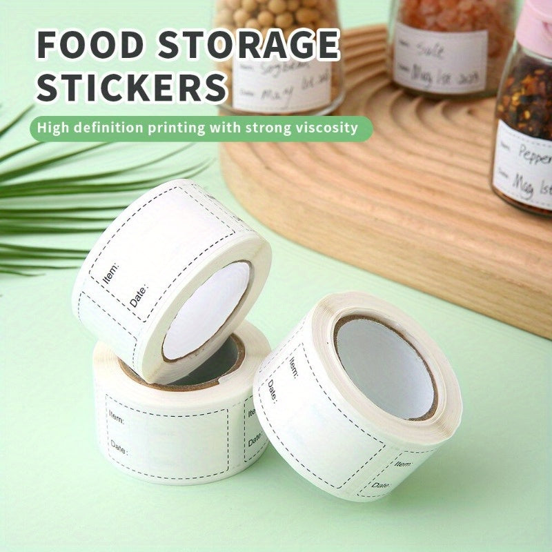 300 Adhesive Freezer Food Storage Date Stickers