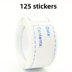 300 Adhesive Freezer Food Storage Date Stickers