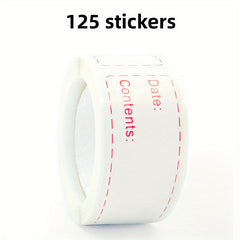 300 Adhesive Freezer Food Storage Date Stickers