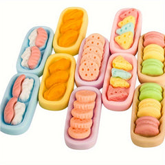 20pcs Lotus Root Slices Sticks Food Toy DIY Hair Clip Cream Glue Accessories
