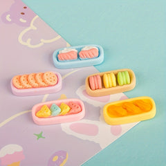 20pcs Lotus Root Slices Sticks Food Toy DIY Hair Clip Cream Glue Accessories
