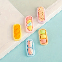 20pcs Lotus Root Slices Sticks Food Toy DIY Hair Clip Cream Glue Accessories
