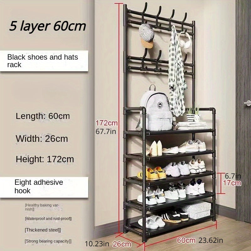 Coat Rack Shoe And Hat Rack Storage