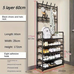 Coat Rack Shoe And Hat Rack Storage