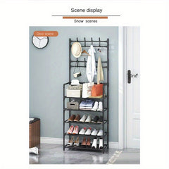 Coat Rack Shoe And Hat Rack Storage