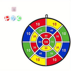 Sticky Ball Dart Board Game Set Indoor Outdoor Toy Darts