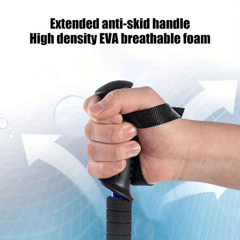 3 Section Outdoor Climbing Poles Aluminium Alloy Telescopic Portable
