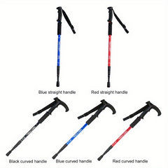 3 Section Outdoor Climbing Poles Aluminium Alloy Telescopic Portable
