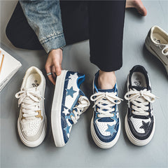 Women's Star Pattern Outdoor Sneakers Lightweight Non slip Platform Sports Shoes