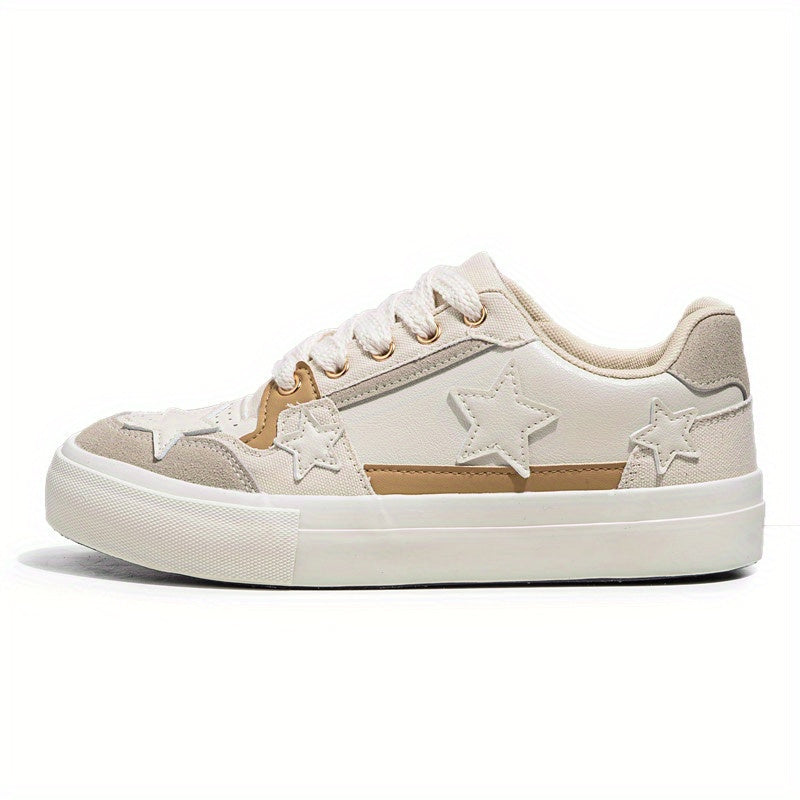 Women's Star Pattern Outdoor Sneakers Lightweight Non slip Platform Sports Shoes