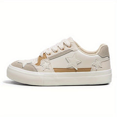 Women's Star Pattern Outdoor Sneakers Lightweight Non slip Platform Sports Shoes