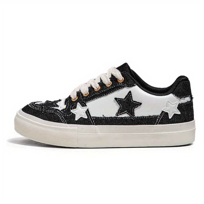 Women's Star Pattern Outdoor Sneakers Lightweight Non slip Platform Sports Shoes