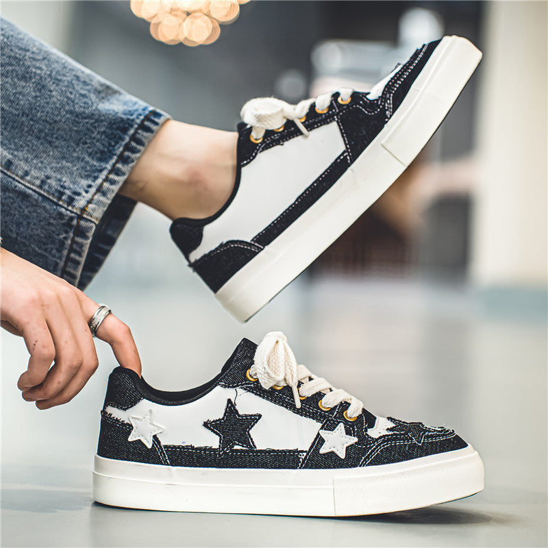 Women's Star Pattern Outdoor Sneakers Lightweight Non slip Platform Sports Shoes