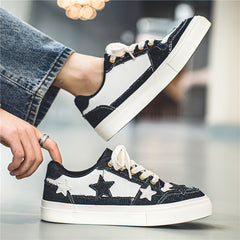 Women's Star Pattern Outdoor Sneakers Lightweight Non slip Platform Sports Shoes
