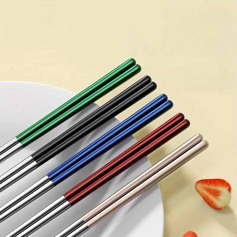Stainless Steel Chopsticks Household Non slip L9195