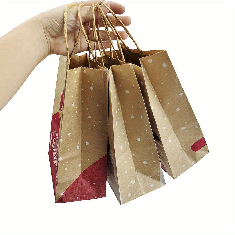 Christmas Gift Bags Santa Elk Bell Xmas Packaging Kids Candy Gift