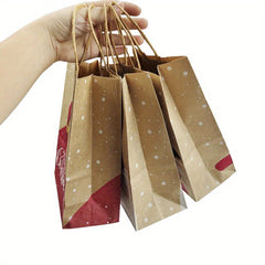 Christmas Gift Bags Santa Elk Bell Xmas Packaging Kids Candy Gift