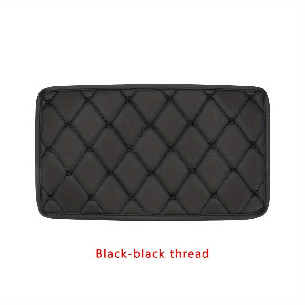 Car Leather Armrest Mat - Armrests Storage Box Mats, Waterproof Cushion Cover