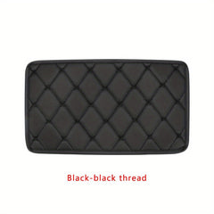 Car Leather Armrest Mat - Armrests Storage Box Mats, Waterproof Cushion Cover