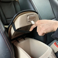 Car Leather Armrest Mat - Armrests Storage Box Mats, Waterproof Cushion Cover