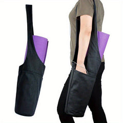 Printed Yoga Mat Storage Bag with Drawstring