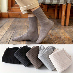 Men's Mid-tube Casual Stripe Business Socks