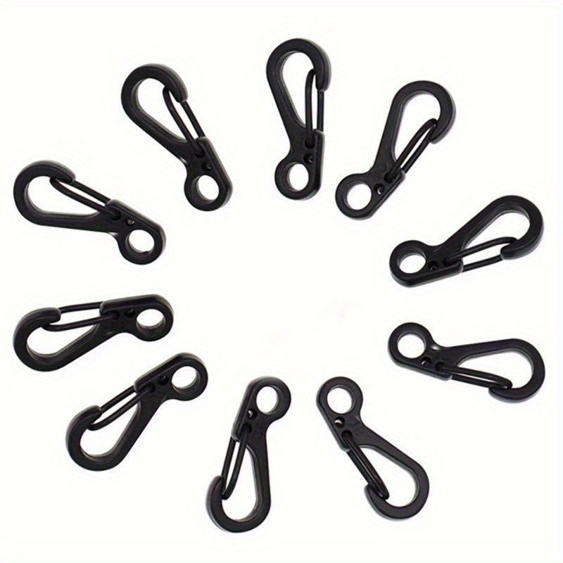 5pcs Mini Carabiner Clasp Camping Hiking Keychain Keyring