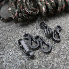 5pcs Mini Carabiner Clasp Camping Hiking Keychain Keyring