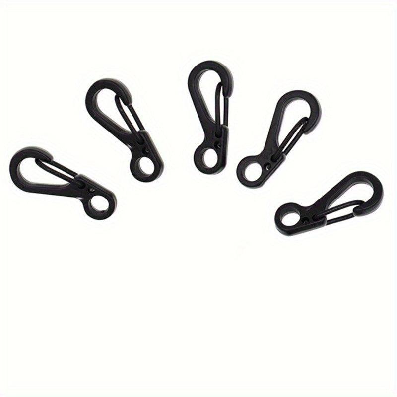 5pcs Mini Carabiner Clasp Camping Hiking Keychain Keyring