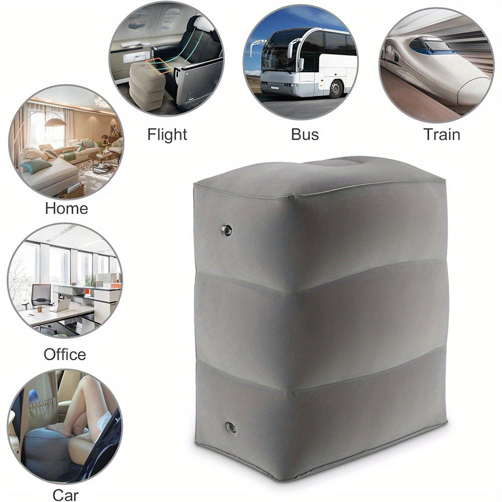 Inflatable Foot Rest Air Travel Leg Pillow