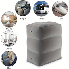 Inflatable Foot Rest Air Travel Leg Pillow