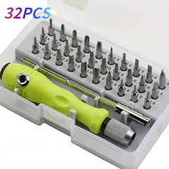 32-In-1 Precision Screwdriver Set for Mobile Phone & Camera Repair