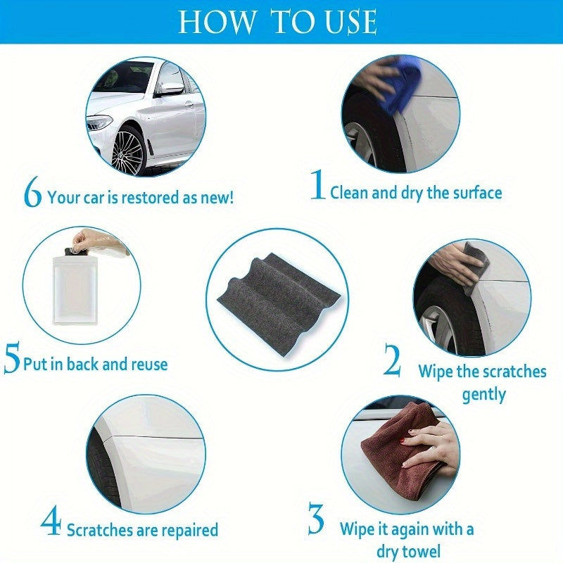 Nano Magic Car Scratch Remover Cloth - Multipurpose Scratch Repair Cloth