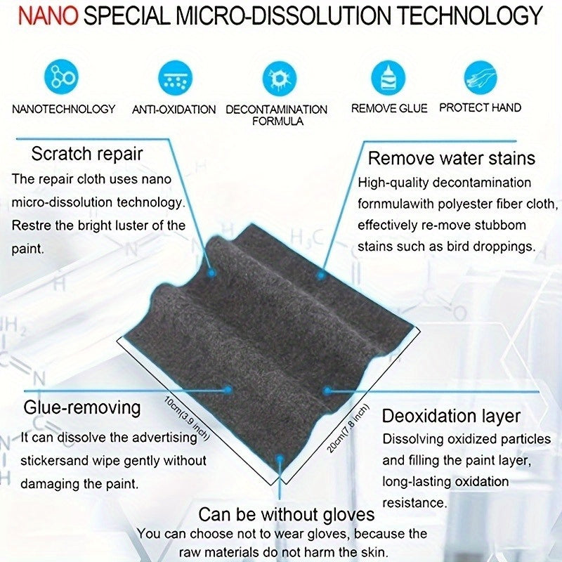 Nano Magic Car Scratch Remover Cloth - Multipurpose Scratch Repair Cloth