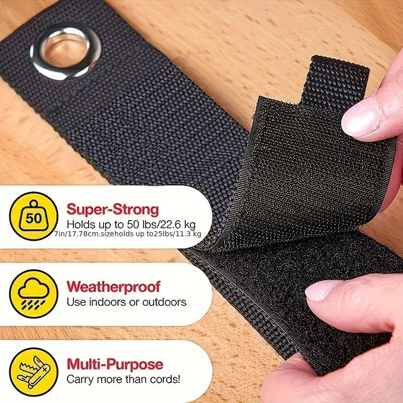 Heavy Duty Storage Straps for Extension Cords, Tools, and Hoses