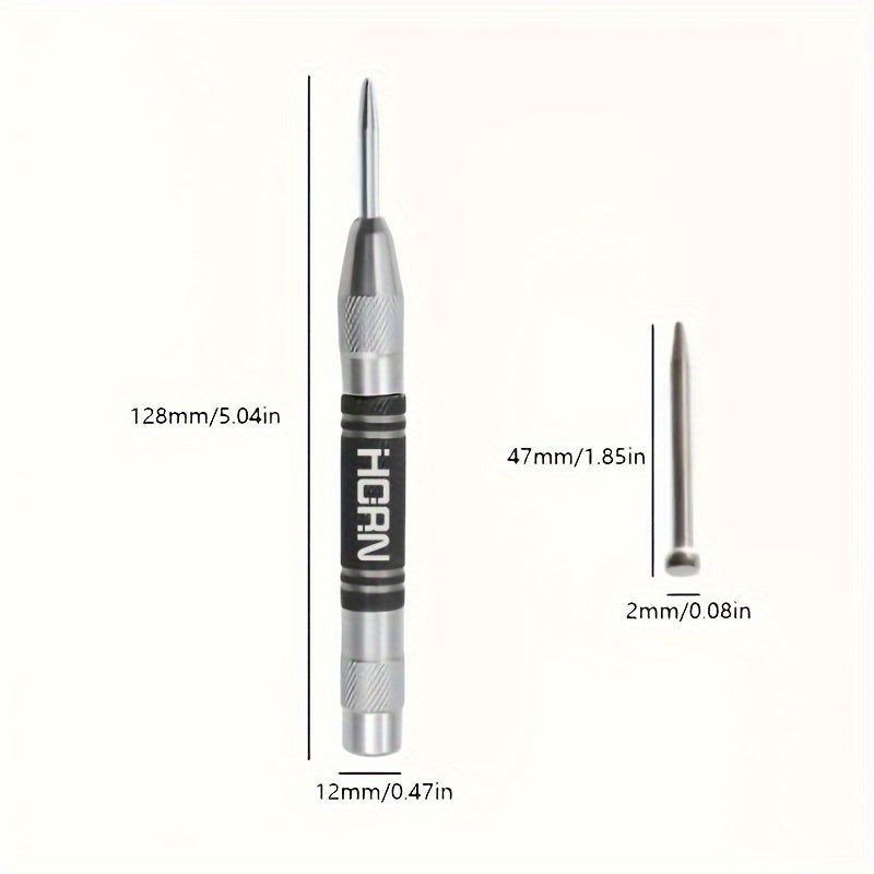 Adjustable Tungsten Tip Center Punch for Woodworking