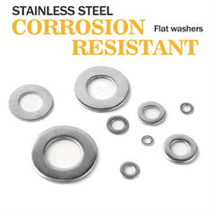 360pcs Stainless Steel Washers M2-M12 Flat Washers